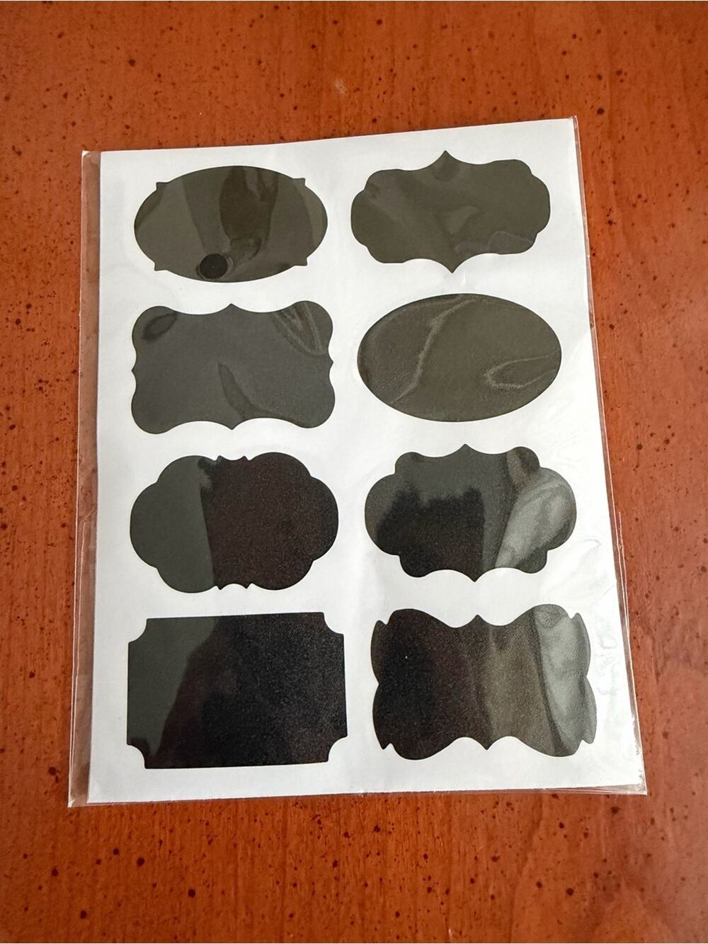 🗽NEW Chalkboard Label Stickers - Assorted Shapes